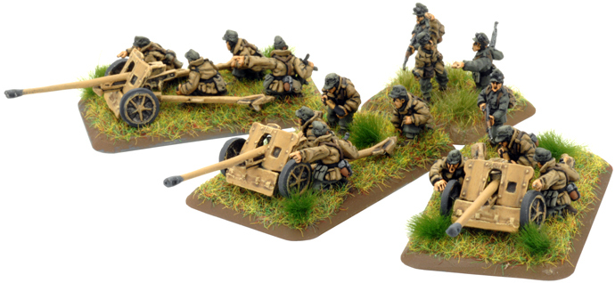 German Gebirgsjager 5cm PaK 38 Anti-Tank Gun