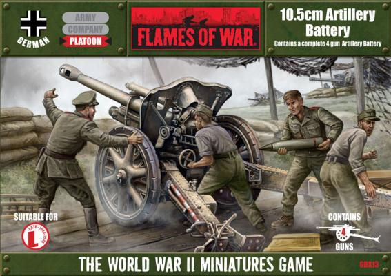 German 10.5cm leFH 18 Howitzer Battery (late)