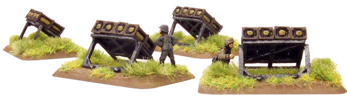 German 28cm sWG 41 Rocket Launchers