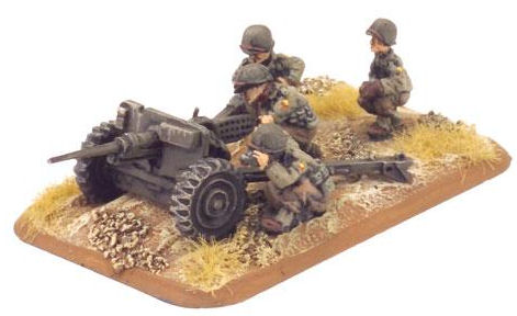 United States M3 37mm Anti-Tank Gun with Command