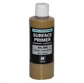 Vallejo Acrylic Primer German Green Brown (RAL 8000) 200ml