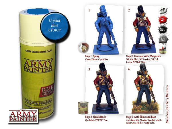 Crystal Blue Army Painter Spray
