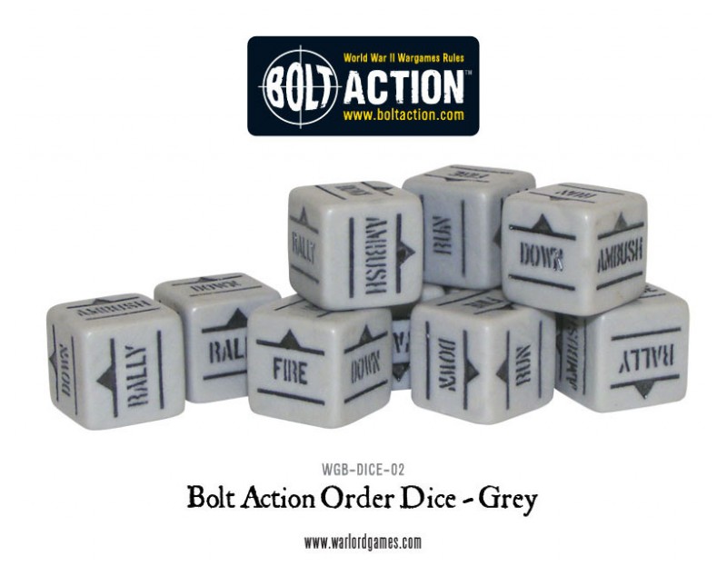 Bolt Action Orders Dice