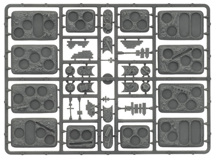 Plastic Bases: Urban Rubble