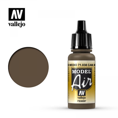 AV Vallejo Model Air - Camouflage Medium Brown