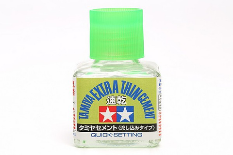 Tamiya Extra Thin Cement - Quick Setting