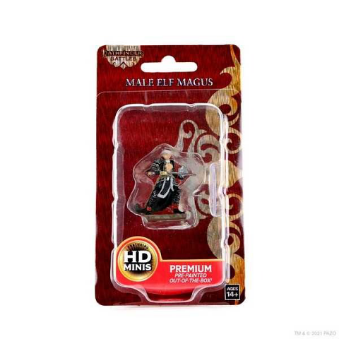 Pathfinder Painted Premium: Male Elf Magus