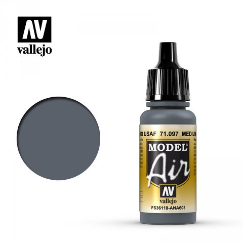 AV Vallejo Model Air - Medium Gunship Gray
