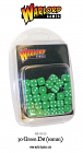 30 Green D6 (10mm) Dice