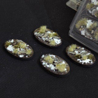 Battle Ready Winter Bases Oval 60mm