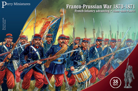 Franco Prussian War French Infantry Advancing