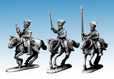 28mm Prussian Hussar (Death's Head) Command