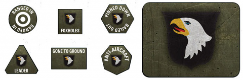 Flames of War 101st Airborne Token & Objective Set 