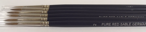 Red Sable Paint Brush Size 2