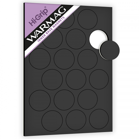 Hi-Grip® Inner Base Magnets to fit inside 28.5mm bases 72 pack