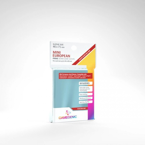 Mini European Prime Sleeve Pack (Ruby) 46x71 mm (50) 