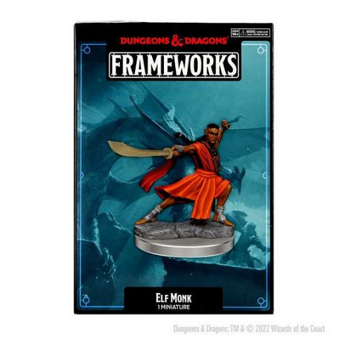 D&D Frameworks: Elf Monk (Male) 