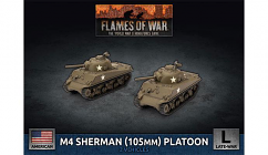 Flames of War US M4 Sherman (105mm) Platoon