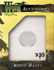 Malifaux 30mm Clear Plastic Bases