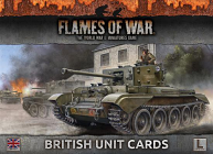 British Unit Cards Flames of War 4th Edition