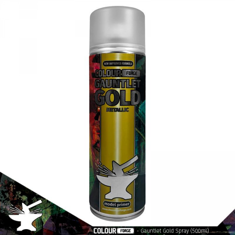 Colour Forge Gauntlet Gold Spray (500ml