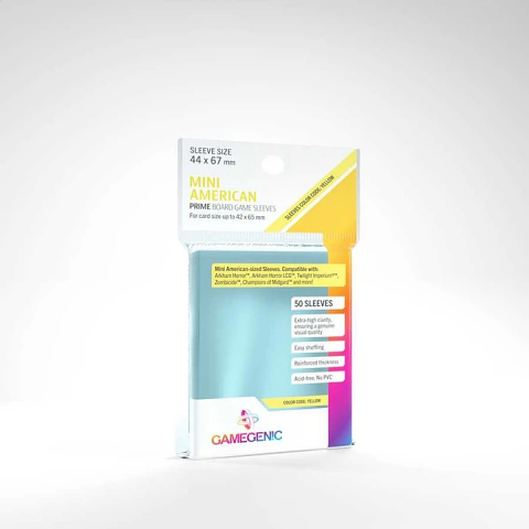 Mini American Prime Sleeve Pack (Yellow) 44x67 mm (50)