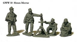 81mm Mortar and 4 Crew