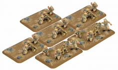 British MMG Platoon & Mortar Section (Plastic) BR754