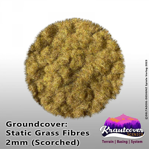 Krautcover: Static Grass Scorched 2mm