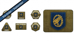 Flames of War Fallschirmjager Tokens (x20) & Objectives (x2)