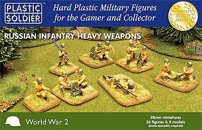1:56 WW2 Russian Infantry Heavy Weapons