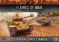 German Unit Cards Flames of War 4th Edition