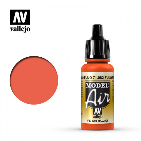 AV Vallejo Model Air - Fluorescent Red